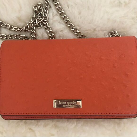 Kate Spade Alexander Isabeli Crossbody Bag Orange - Picture 8 of 10
